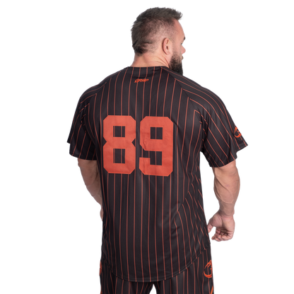GASP 89 Baseball Jersey Black/Flame