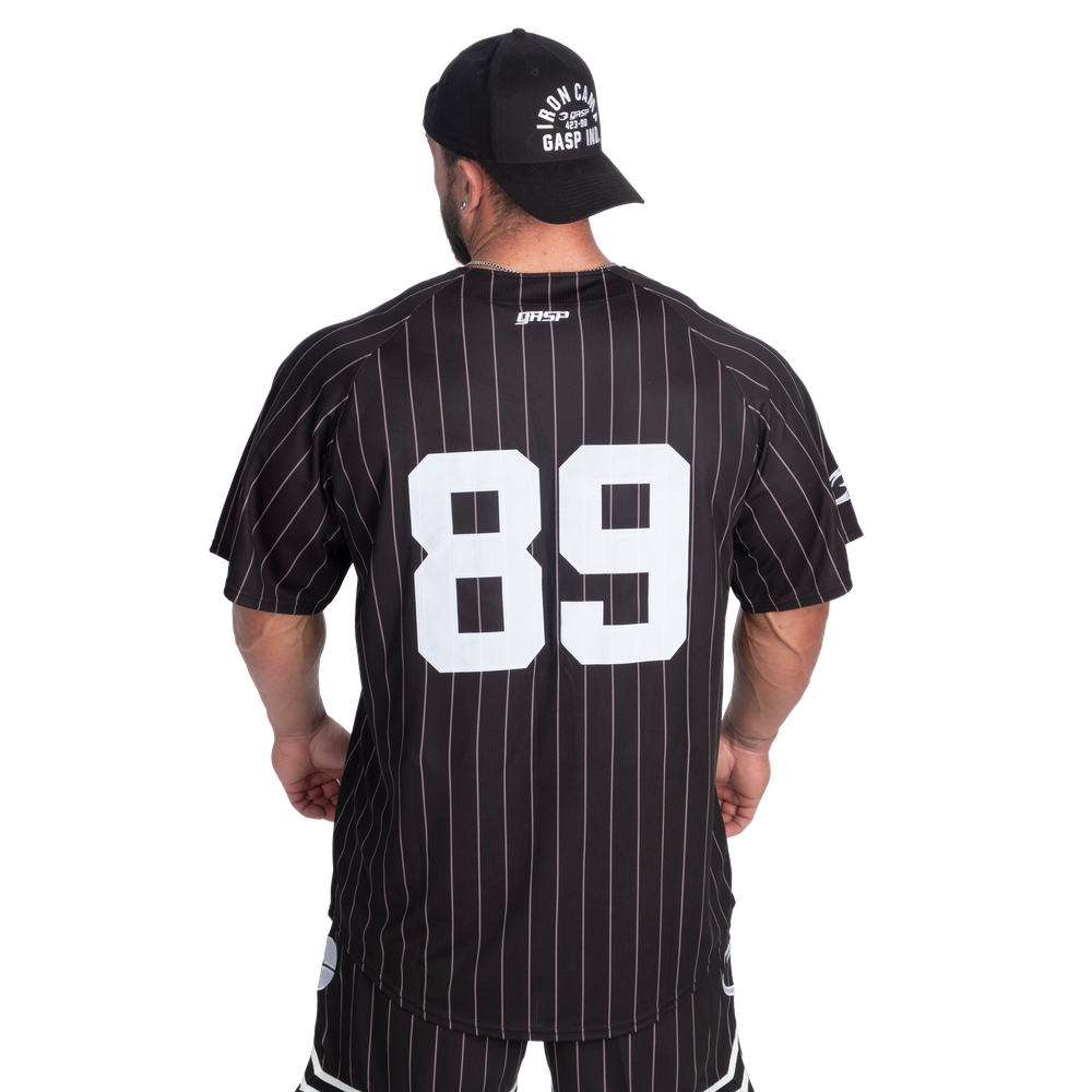 GASP 89 Baseball Jersey Black/Grey
