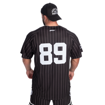 GASP 89 Baseball Jersey Black/Grey