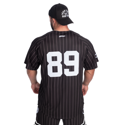 GASP 89 Baseball Jersey Black/Grey