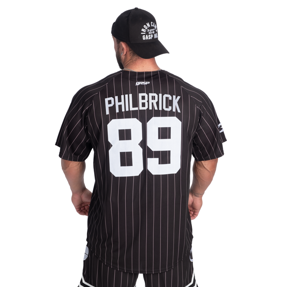 GASP 89 Baseball Jersey Black/Grey