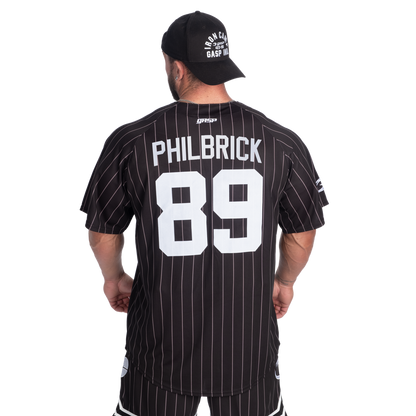 GASP 89 Baseball Jersey Black/Grey