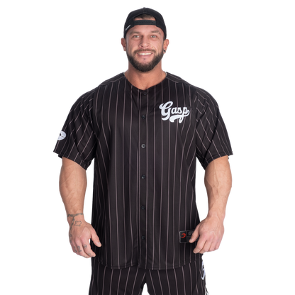 GASP 89 Baseball Jersey Black/Grey