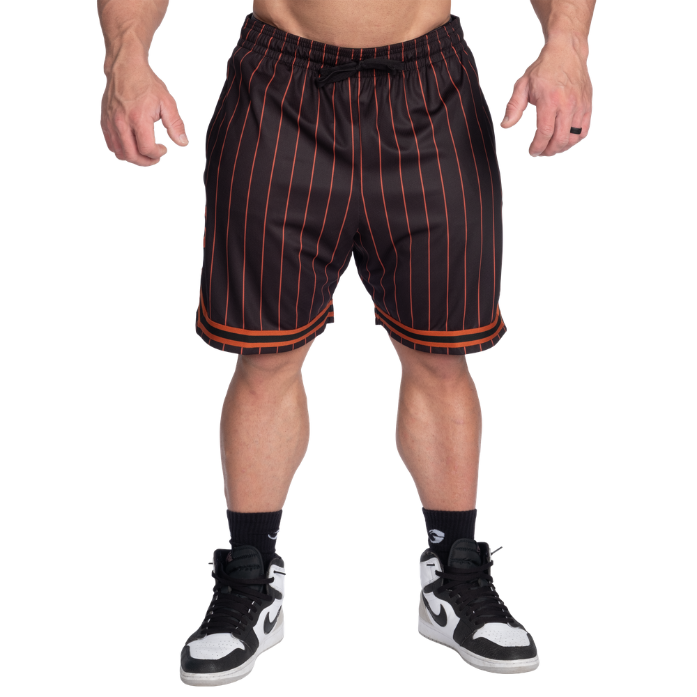 GASP Basketball Shorts 6.5" Black/Flame