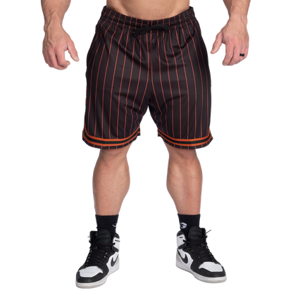 GASP Basketball Shorts 6.5" Black/Flame
