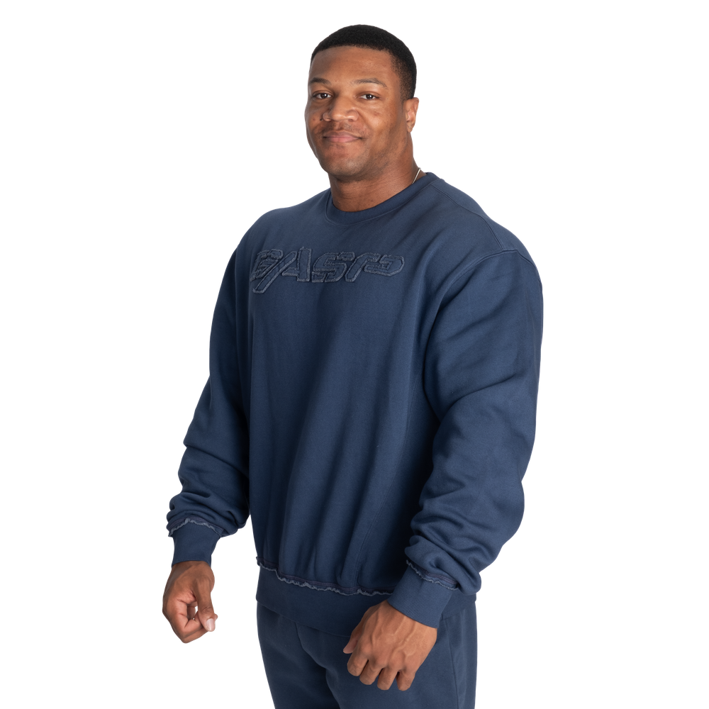 GASP Washed Sweater Washed blue