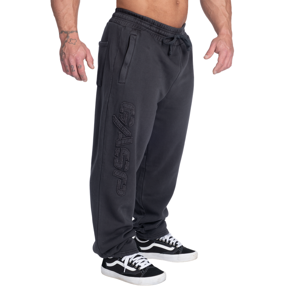 GASP Washed Baggy Pants Washed Black