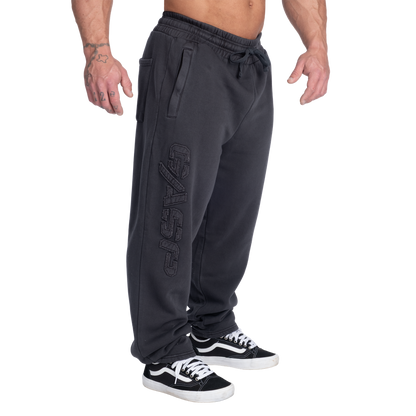 GASP Washed Baggy Pants Washed Black