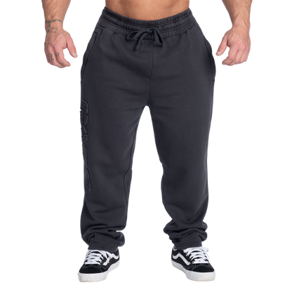 GASP Washed Baggy Pants Washed Black