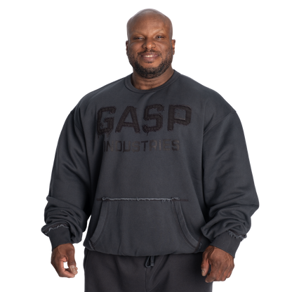GASP Washed Crewneck Washed Black
