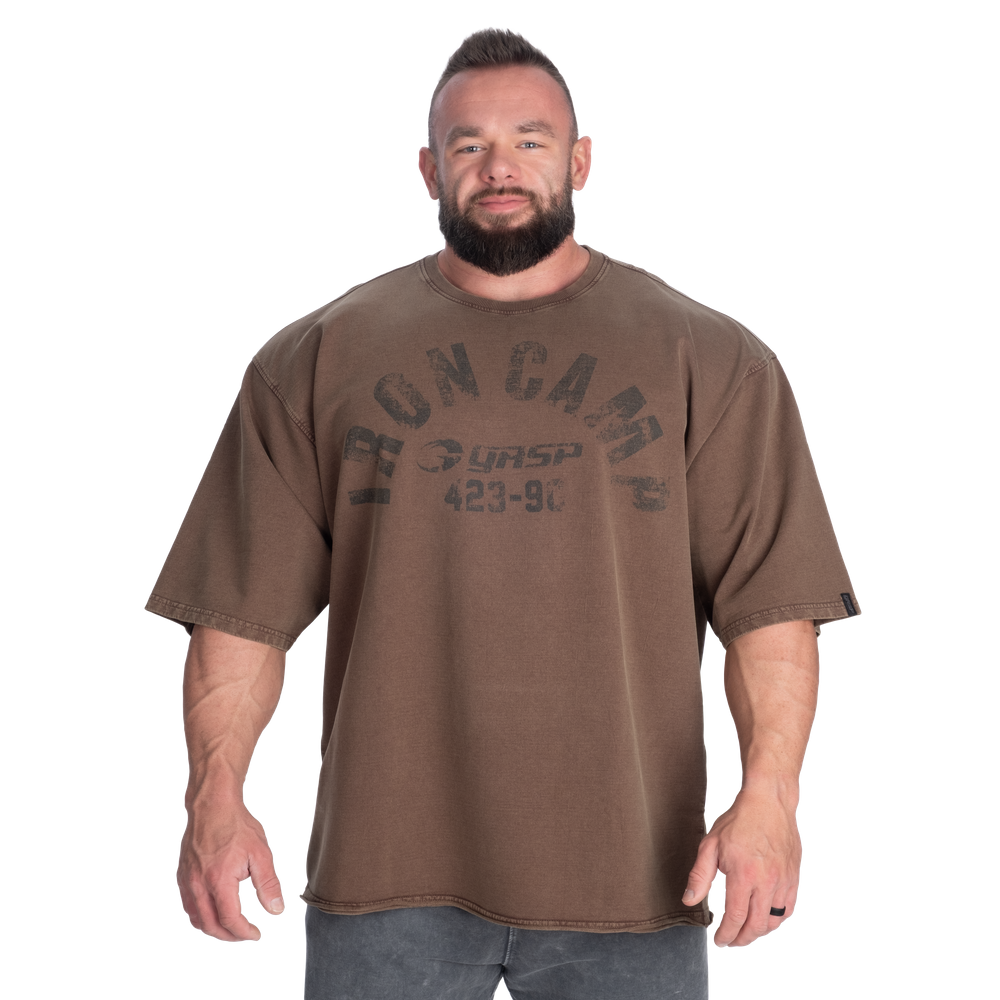 GASP Iron Camp Iron Tee Washed Timber