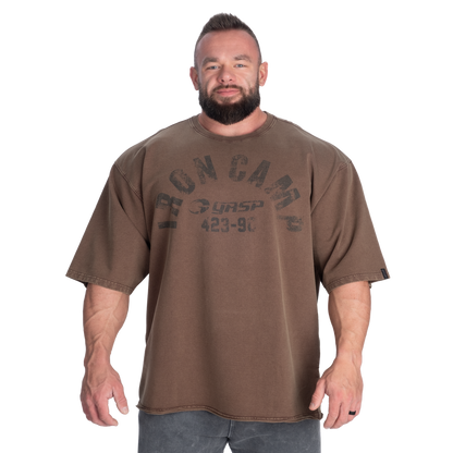 GASP Iron Camp Iron Tee Washed Timber