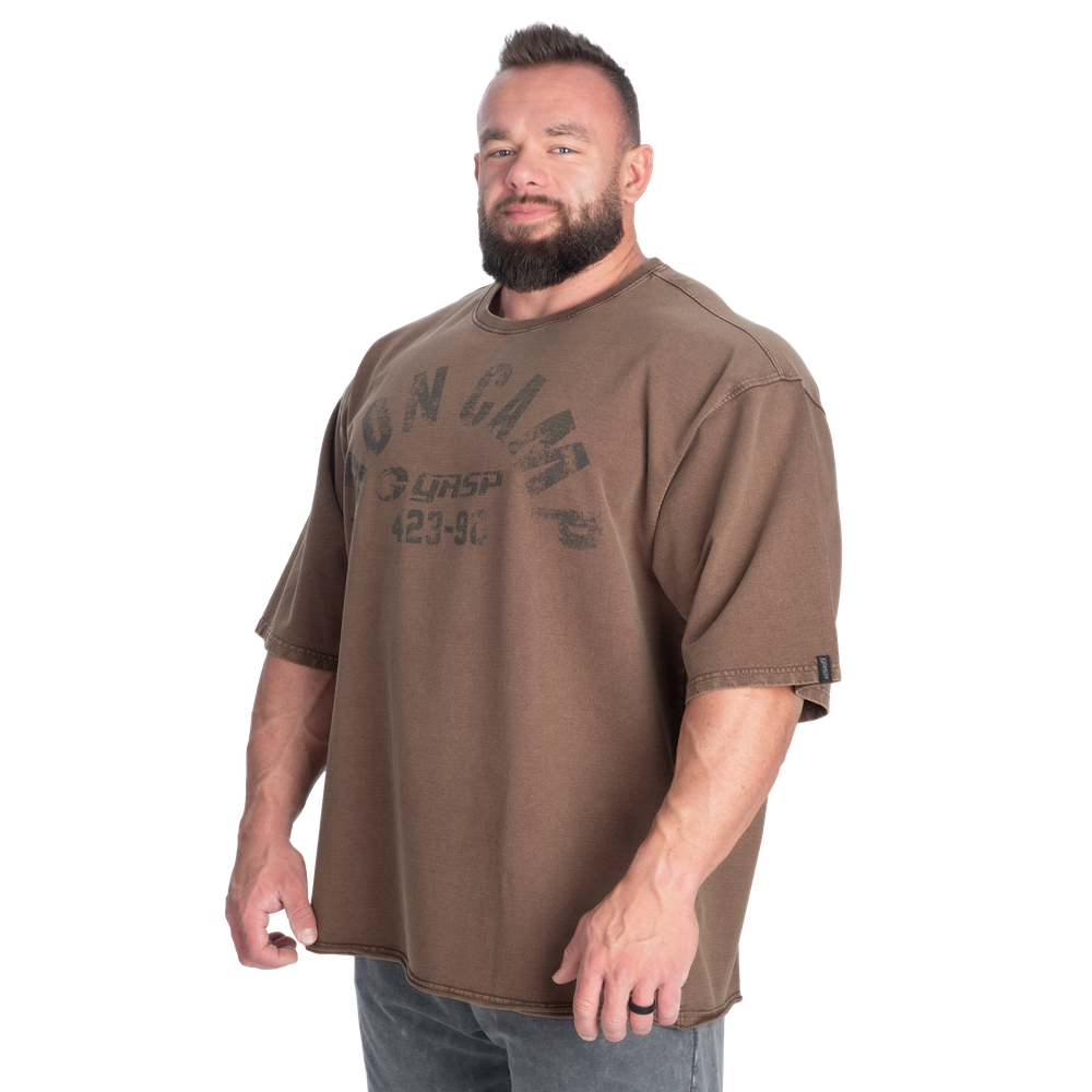 GASP Iron Camp Iron Tee Washed Timber