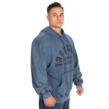GASP Iron Camp Hood Sweater Washed blue