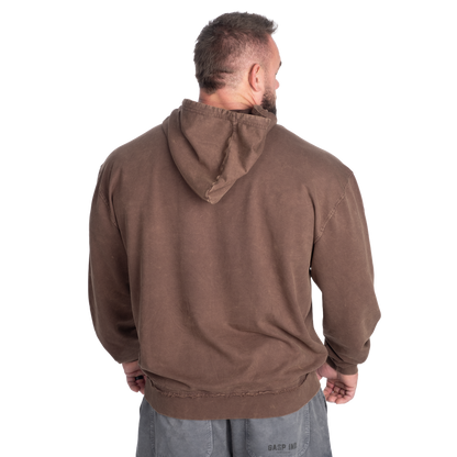 GASP Iron Camp Hood Sweater Washed Timber