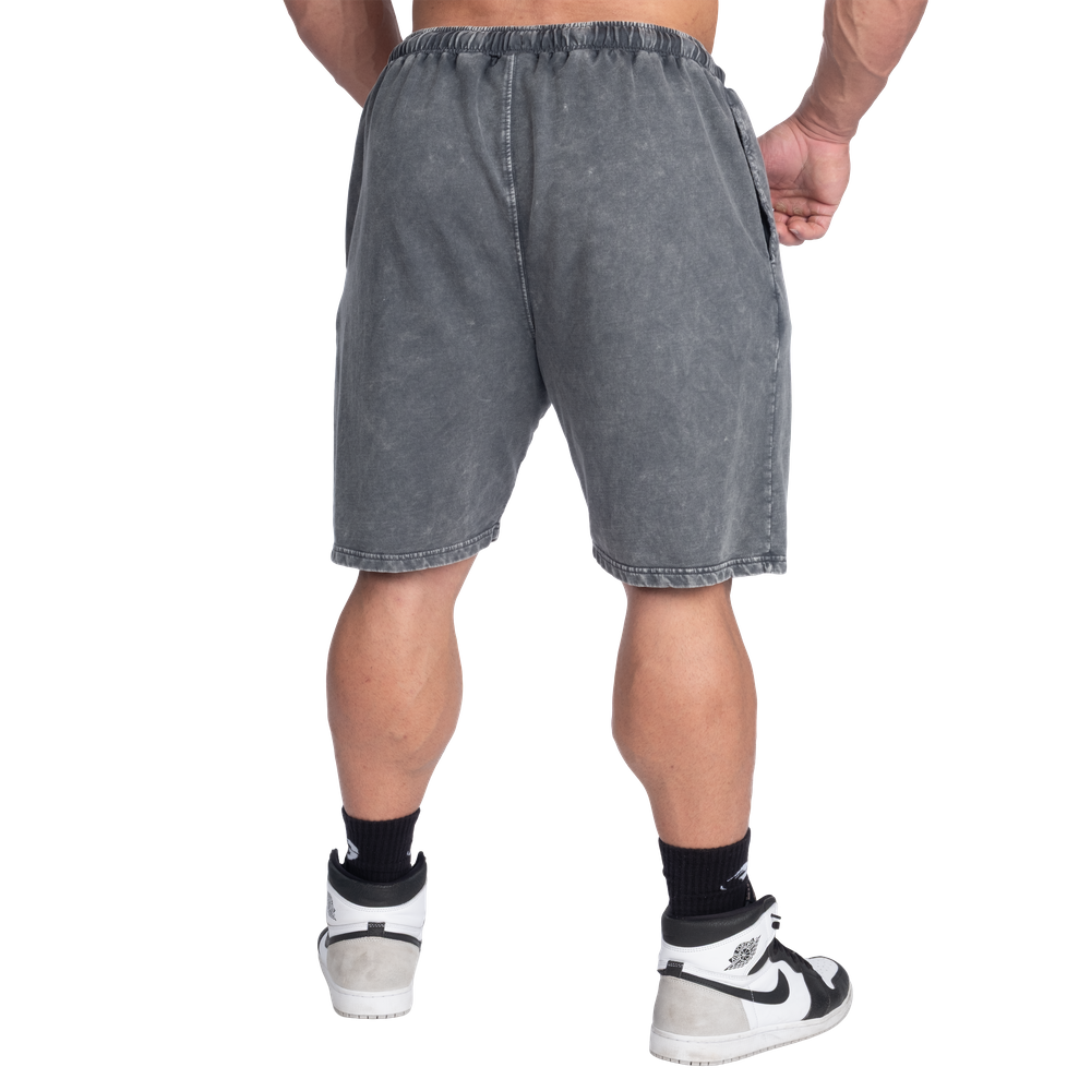 GASP Iron Camp Dynamic Shorts 8" Washed Black