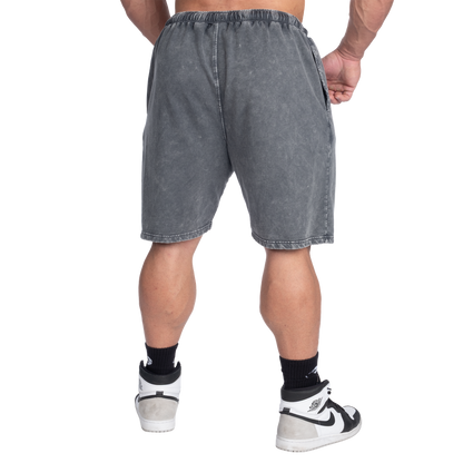GASP Iron Camp Dynamic Shorts 8" Washed Black