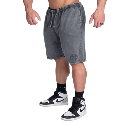 GASP Iron Camp Dynamic Shorts 8" Washed Black