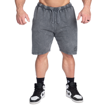 GASP Iron Camp Dynamic Shorts 8" Washed Black
