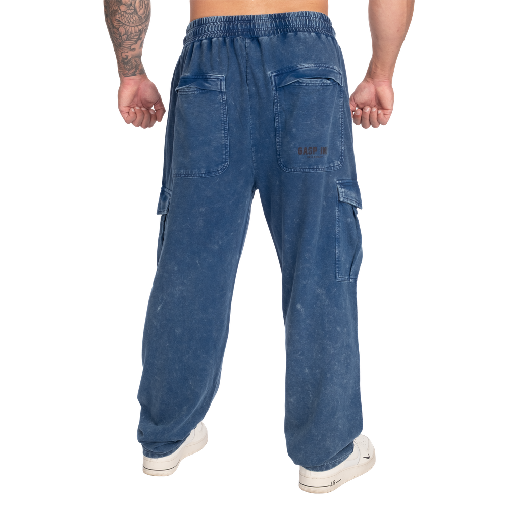 GASP Iron Camp Baggy Pant Washed blue