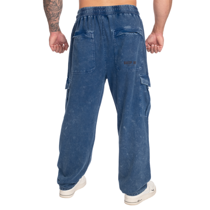 GASP Iron Camp Baggy Pant Washed blue