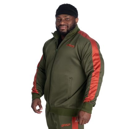 GASP Track Jacket CUSTOMIZABLE Rifle Green