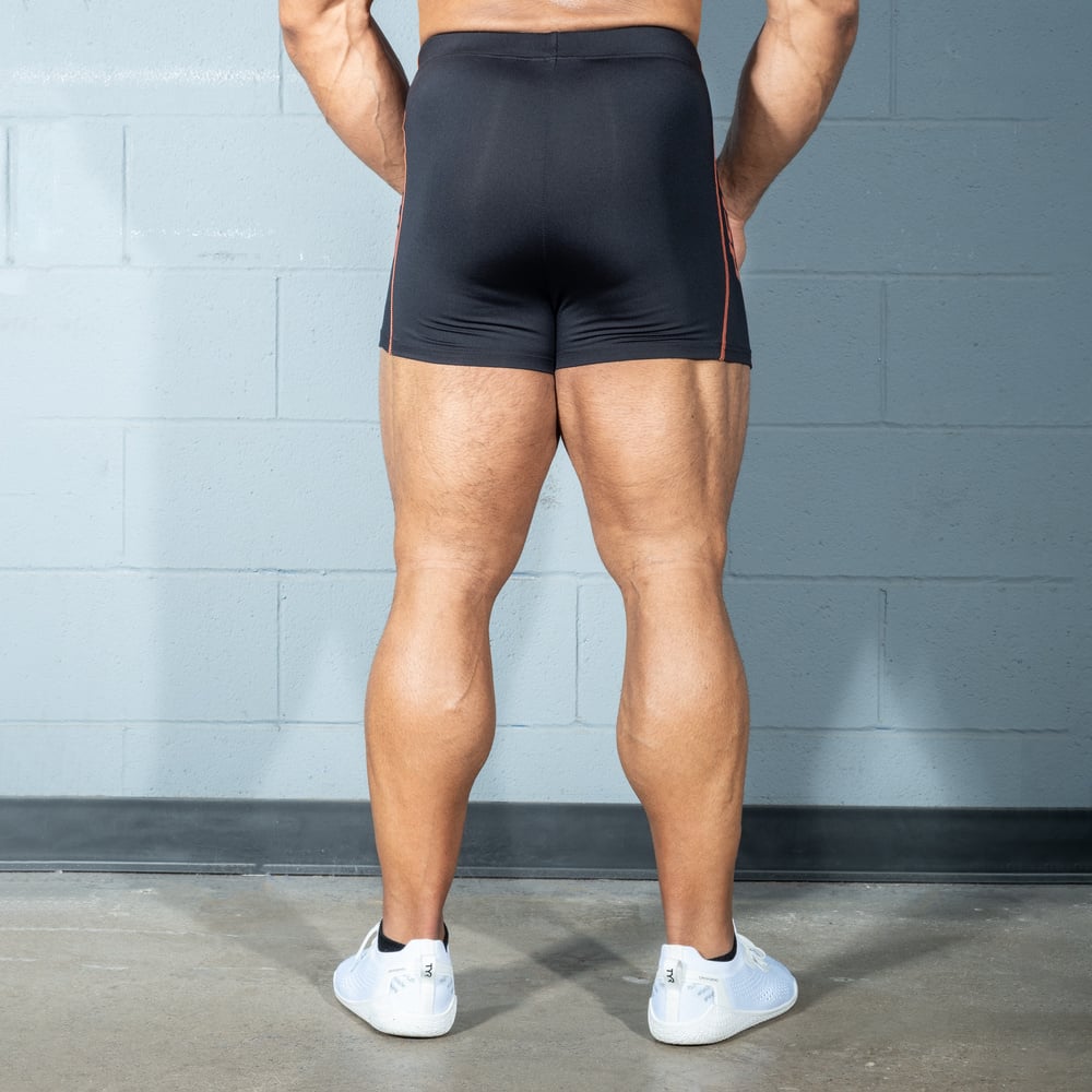 GASP Logo Hotpant V2 Black/Flame