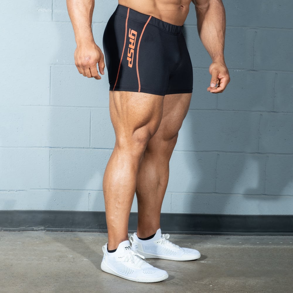 GASP Logo Hotpant V2 Black/Flame