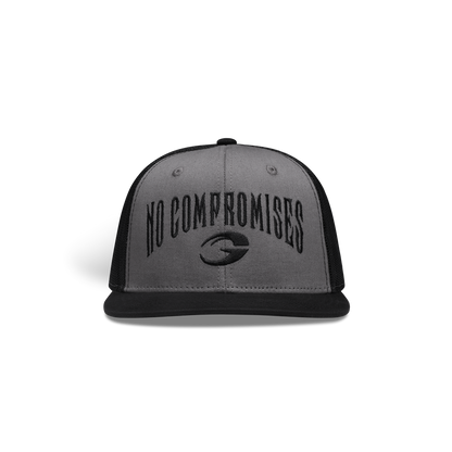 GASP NC Flatbrim Mesh Cap Grey/Black