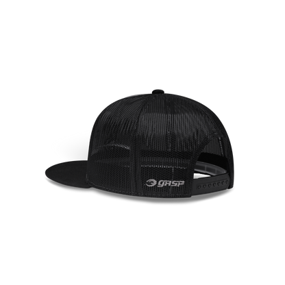 GASP NC Flatbrim Mesh Cap Grey/Black