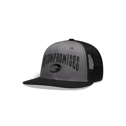 GASP NC Flatbrim Mesh Cap Grey/Black