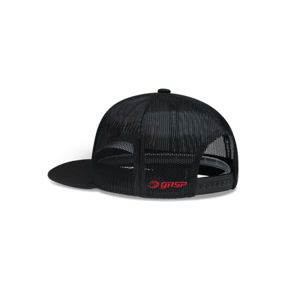 GASP NC Flatbrim Mesh Cap Black/Red