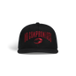 GASP NC Flatbrim Mesh Cap Black/Red