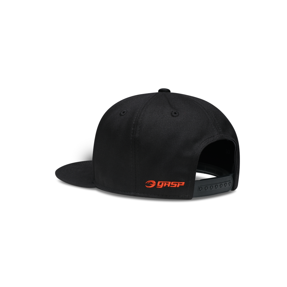 GASP Flatbrim Cap Black/Flame