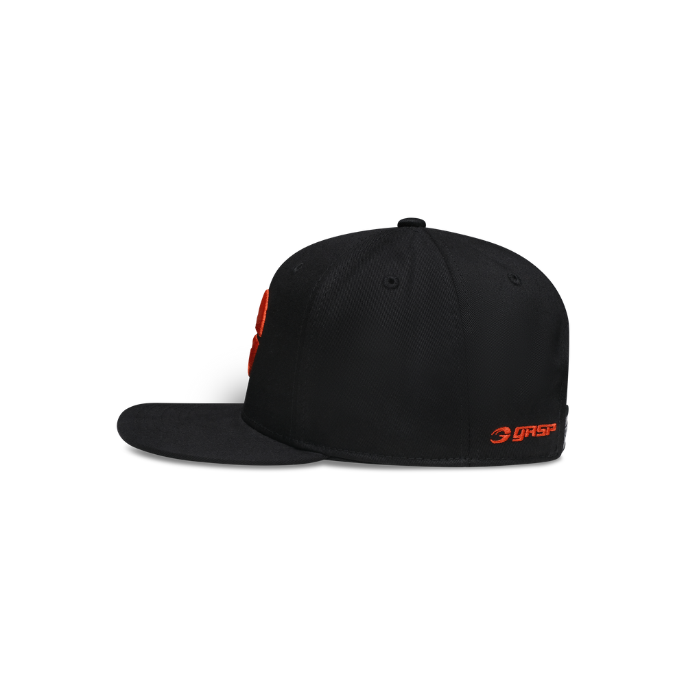 GASP Flatbrim Cap Black/Flame