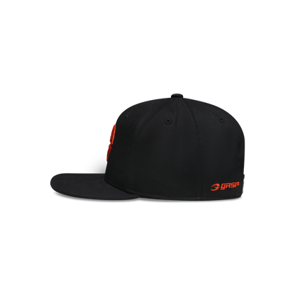 GASP Flatbrim Cap Black/Flame