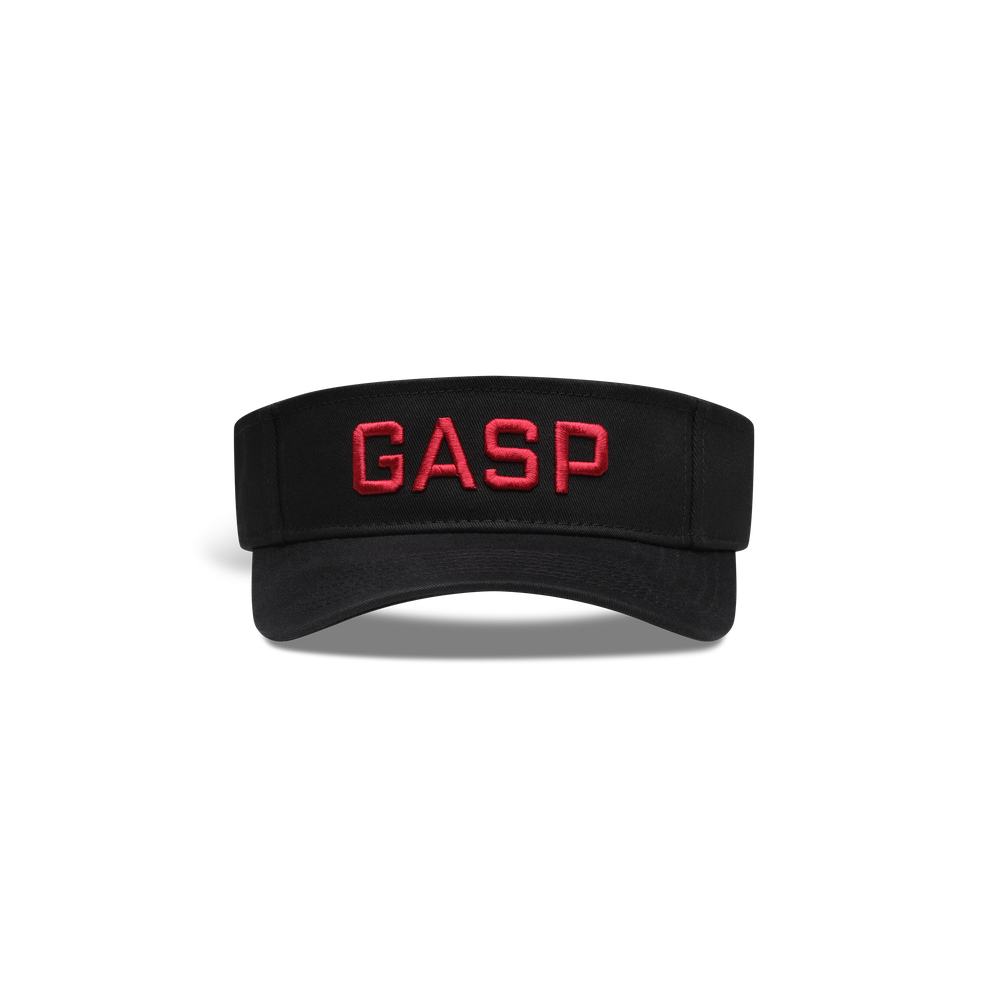 GASP Visor Cap Black/Red