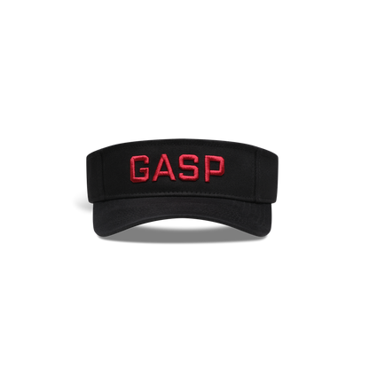 GASP Visor Cap Black/Red