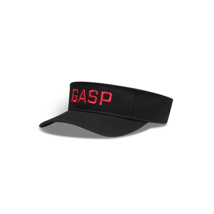 GASP Visor Cap Black/Red