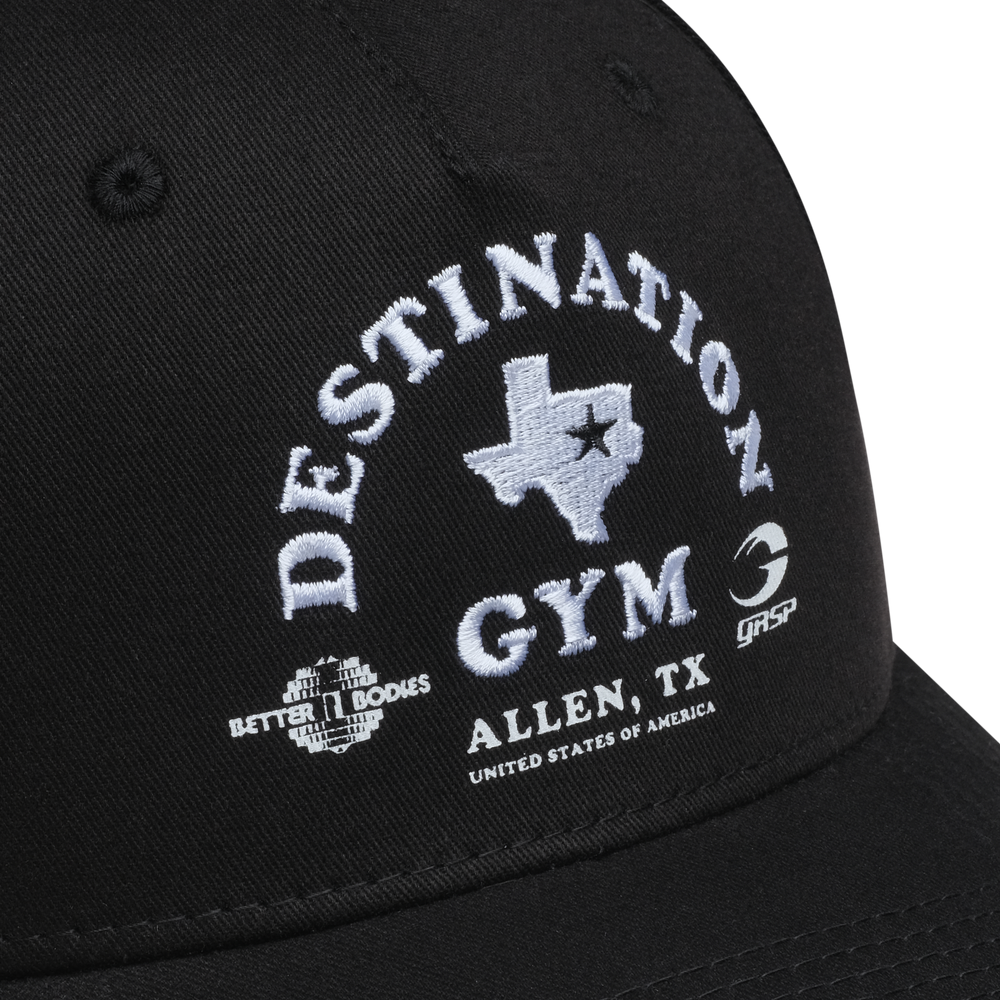 GASP Destination Original Cap Black/White