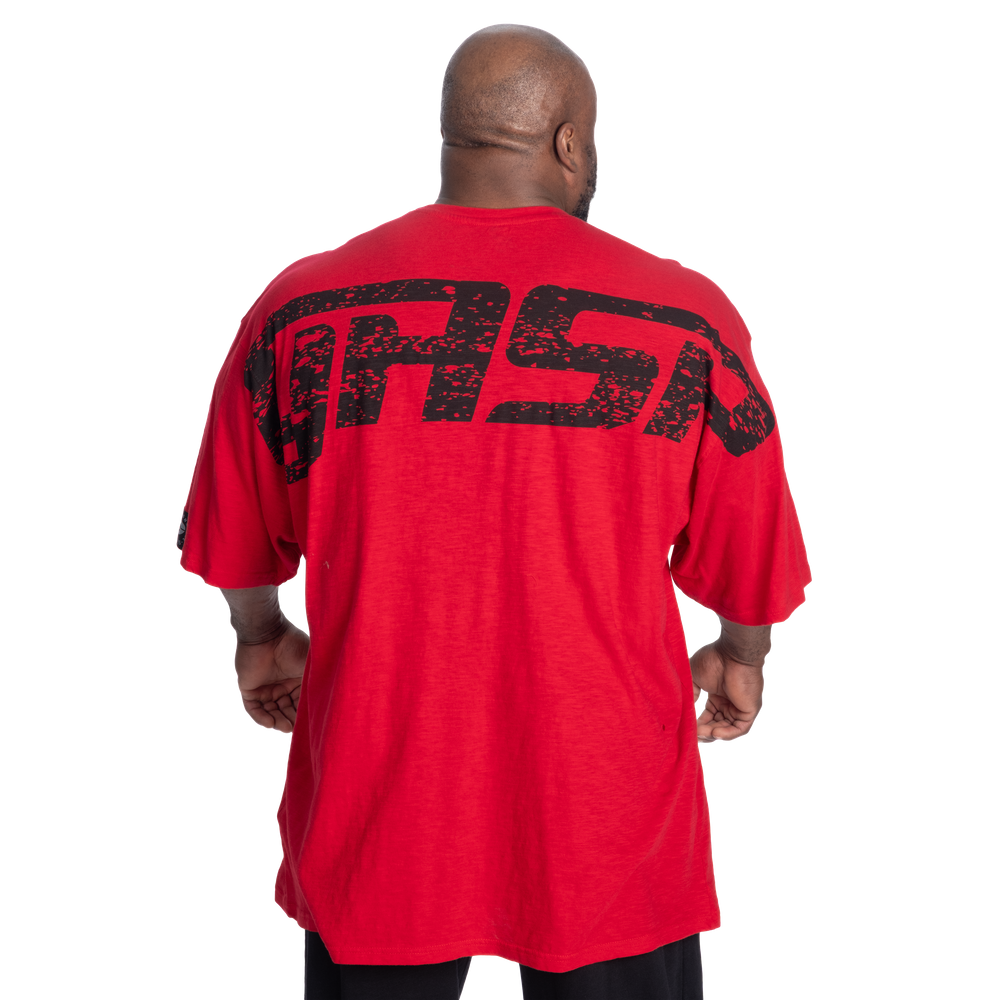 GASP GK Slub Iron Tee Washed Chili Red