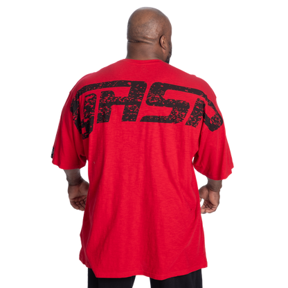 GASP GK Slub Iron Tee Washed Chili Red