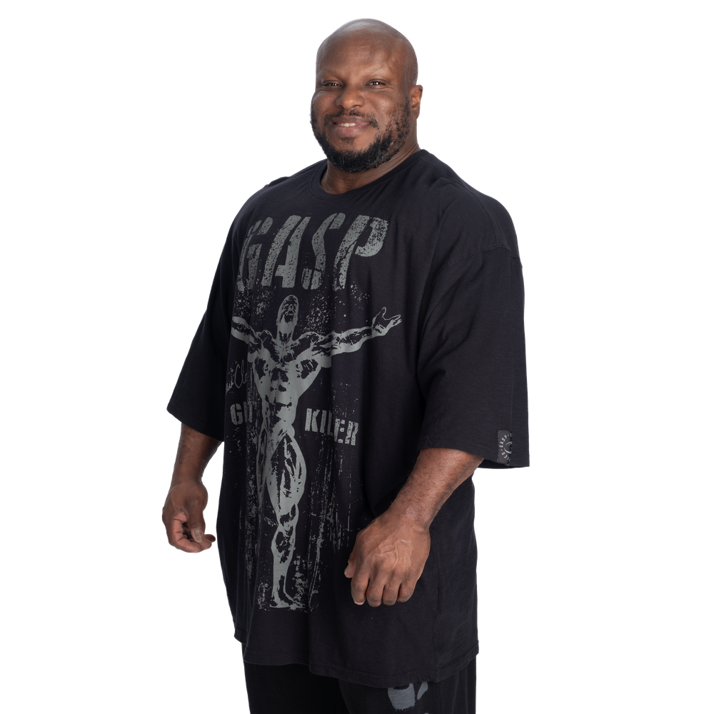 GASP GK Slub Iron Tee Washed Black