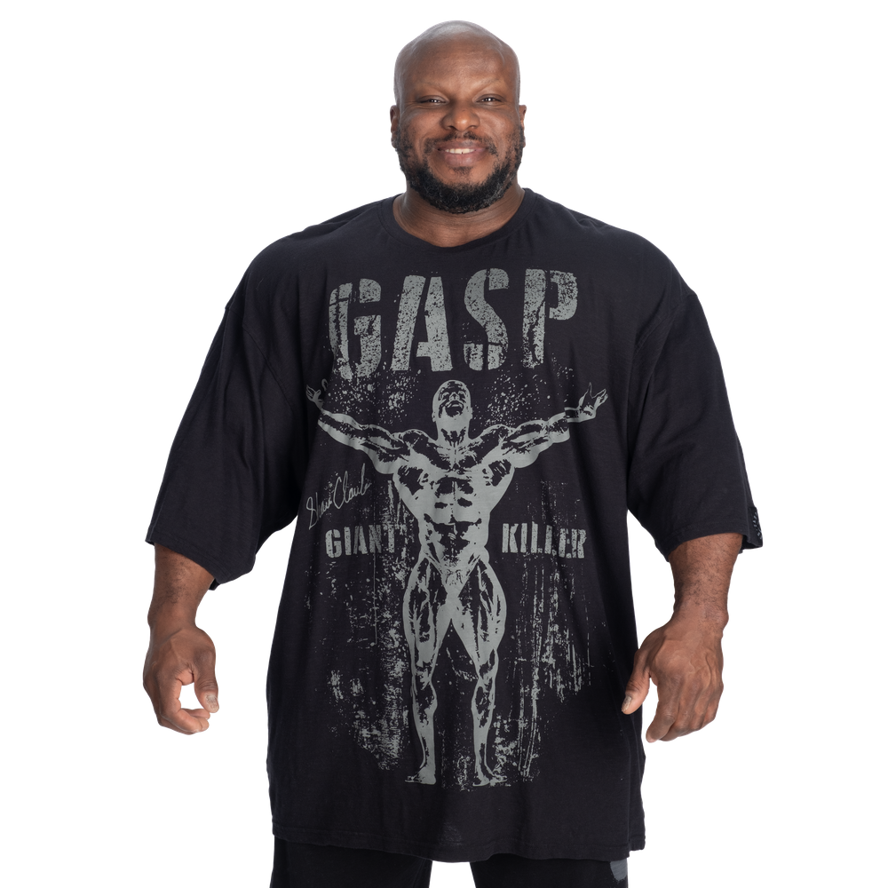 GASP GK Slub Iron Tee Washed Black