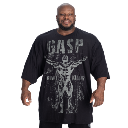 GASP GK Slub Iron Tee Washed Black