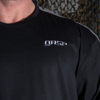 GASP Track Iron Tee Black