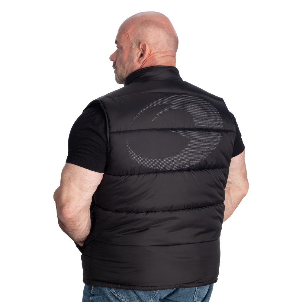 GASP Puffer Vest Black