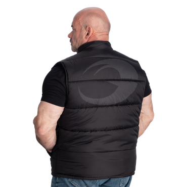 GASP Puffer Vest Black