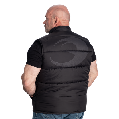 GASP Puffer Vest Black