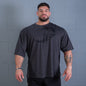 GASP Pump Cover Iron Tee Dark Grey Melange